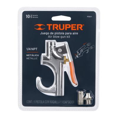PISTOLA METALICA PARA SOPLETEAR CUERDA 1/4 NPT TRUPER (19023)