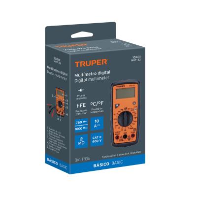 MULTIMETRO DIGITAL JUNIOR TRUPER (10401)