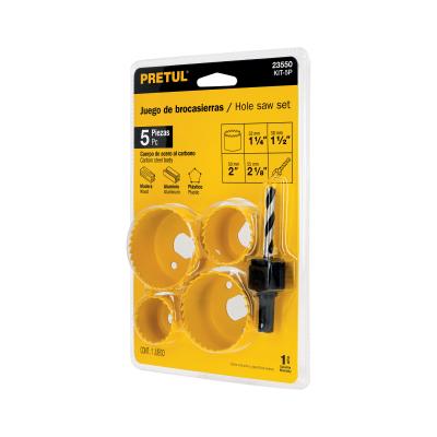 KIT DE 5 BROCASIERRAS P/MADERA TRUPER (23550)