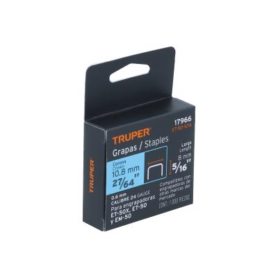 GRAPAS PARA ET-50 5/16 CAJA CON 1000PZAS TRUPER (17966)