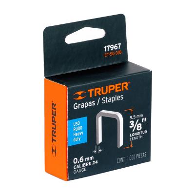 GRAPAS P/ET-50 3/8 CAJA DE 1000 PZAS TRUPER (17967)