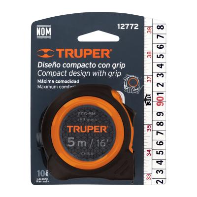 FLEXOMETRO COMPACTO CON GRIP 5M TRUPER (12772)
