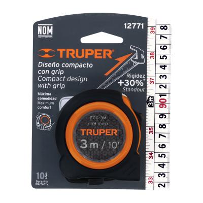 FLEXOMETRO COMPACTO CON GRIP 3 M TRUPER (12771)