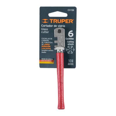 CORTADOR DE VIDRIO 5 CABEZA CON 6 CUCHILLLAS TRUPER (12954)