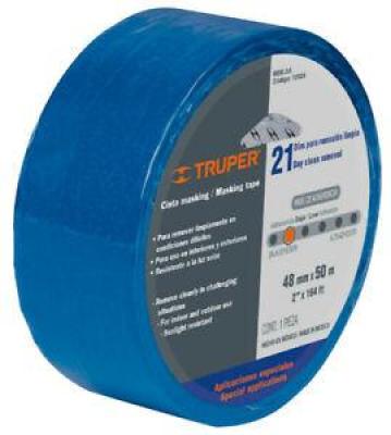 CINTA MASKING TAPE 1 AZUL 50M 42.24 TRUPER (12622)