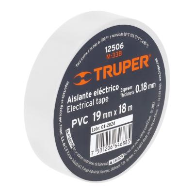 CINTA DE AISLAR 18M BLANCA TRUPER (12506)