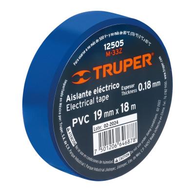 CINTA DE AISLAR 18M AZUL TRUPER (12505)