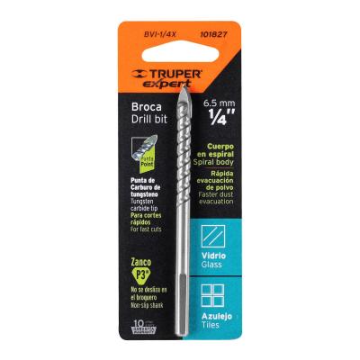 BROCA P/VIDRIO Y AZULEJO 1/4 TRUPER EXPERT (101827)