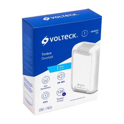 TIMBRE UN TONO ALAMBRICO VOLTECK (46605)
