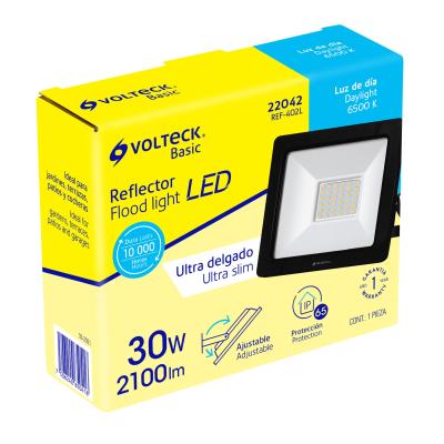REFLECTOR ULTRA DELGADO 30W VOLTECK BASIC (22042)