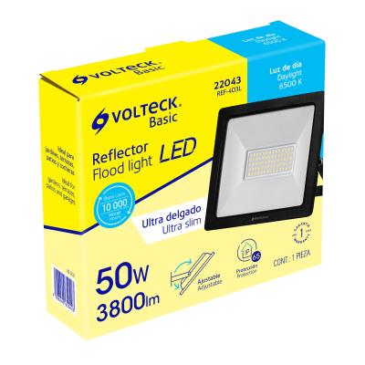 REFLECTOR LED U/DELGADO 50W VOLTECK BASIC (22043)