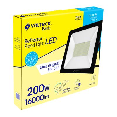 REFLECTOR LED U/DELGADO 200W VOLTECK BASIC (28018)