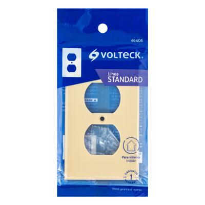 PLACA DUPLEX LINEA ESTANDAD VOLTECK (46406)