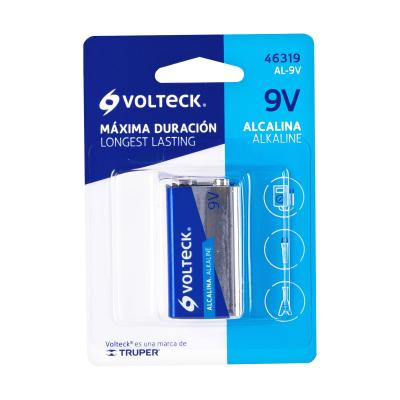 PILA ALCALINA 9V VOLTECK (46319)