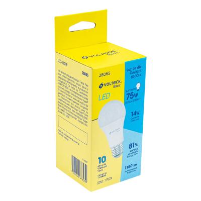 LAMPARA LED A19 14W LUZ DE DIA VOLTECK (28065)