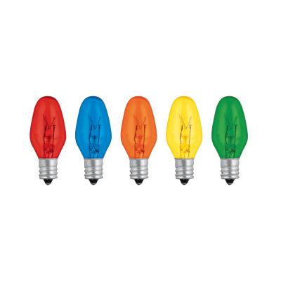FOCO INCANDECENTE DE COLORES BASE E12 VOLTECK (46822)
