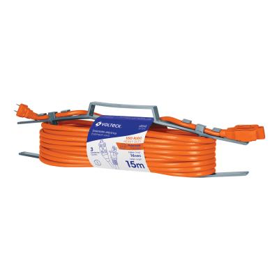 EXTENSION ELECTRICA USO RUDO CAL 16, 15 M VOLTECK (48048)