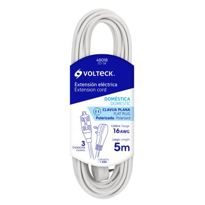 EXTENSION ELECTRICA DOMESTICA 5M VOLTECK (48018)