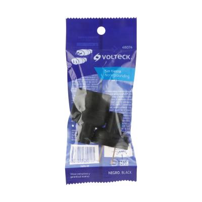 CLAVIJA Y CONTACTO DE HULE BOLSA 2 PZAS VOLTECK (48074)