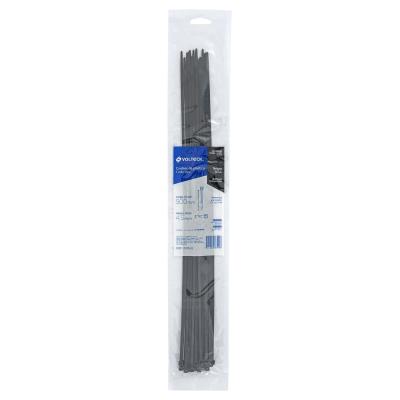CINCHO PLASTICO 50 CM NEGRO 25PZAS VOLTECK (44331)