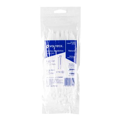 CINCHO PLASTICO 15 CM 100PZAS VOLTECK (44301)