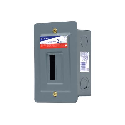 CENTRO DE CARGA EMPOTRARBLE 2U VOLTECK (47194)