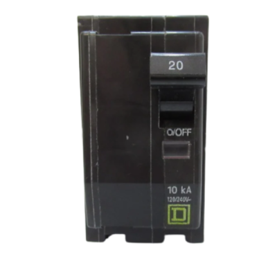 INTERRUPTOR TERMOMAGNÉTICO DOBLE 20AMP SD