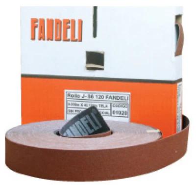 LIJA PLOMERO ROLLO J86 G-120 38MM X 45.72 MTS FANDELI (1920)