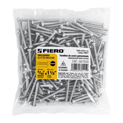 TORNILLO TIPO ESTUFA 5/32 X 2 FIERO (44612)