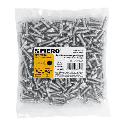 TORNILLO TIPO ESTUFA 3/16 X 3/4 FIERO (44616)