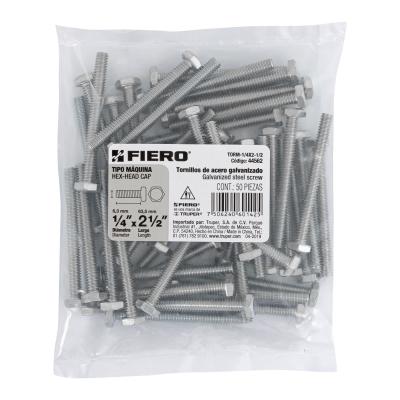 TORNILLO TIPO MAQUINA  1/4 X 2-1/2 FIERO (44562)