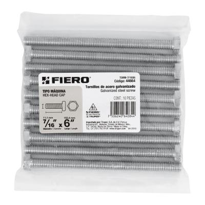 TORNILLO TIPO MAQUINA  7/16 X 6 FIERO (44664)