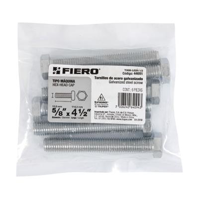 TORNILLO TIPO MAQUINA  5/8 X 4-1/2 FIERO (44691)