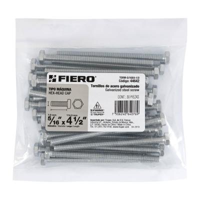 TORNILLO TIPO MAQUINA 5/16 X 4-1/2 FIERO (44642)