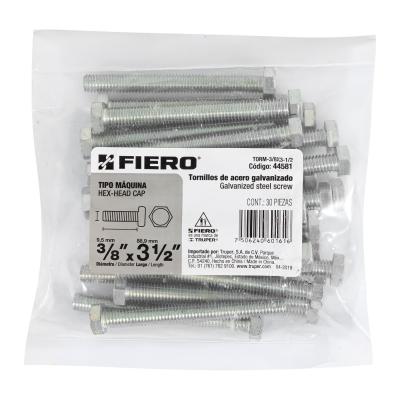 TORNILLO TIPO MAQUINA  3/8 X 3-1/2 FIERO (44581)