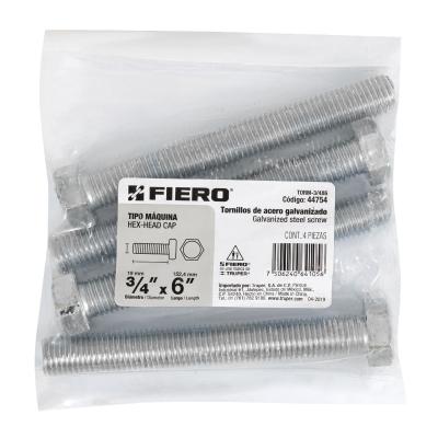 TORNILLO TIPO MAQUINA 3/4 X 6 FIERO (44754)
