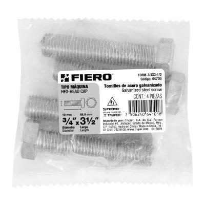 TORNILLO TIPO MAQUINA 3/4 X 3-1/2 FIERO (44705)