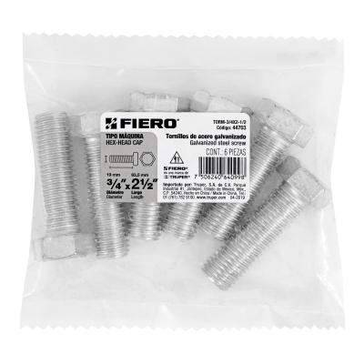 TORNILLO TIPO MAQUINA 3/4 X 2-1/2 FIERO (44703)