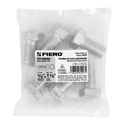 TORNILLO TIPO MAQUINA 3/4 X 1-1/2 FIERO (44694)