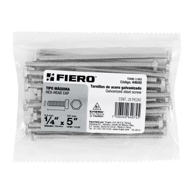TORNILLO TIPO MAQUINA 1/4 X 5 FIERO (44640)