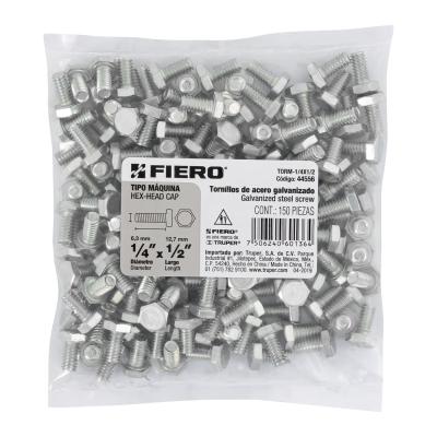 TORNILLO TIPO MAQUINA 1/4 X 1/2 FIERO (44556)