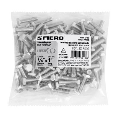 TORNILLO TIPO MAQUINA 1/4 X 1 FIERO (44558)