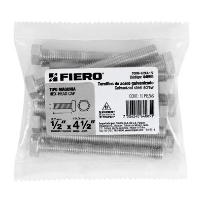 TORNILLO TIPO MAQUINA 1/2 X 4-1/2 FIERO (44665)