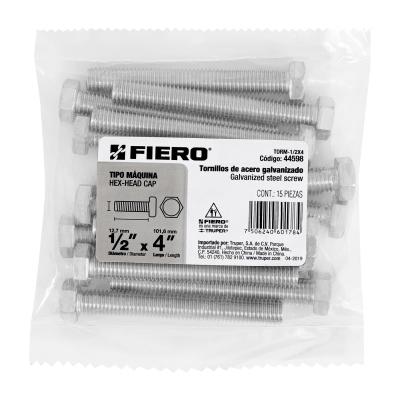 TORNILLO TIPO MAQUINA 1/2 X 4 FIERO (44598)