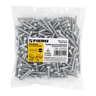 TORNILLO TIPO ESTUFA 5/32 X 1-1/4 FIERO (44610)