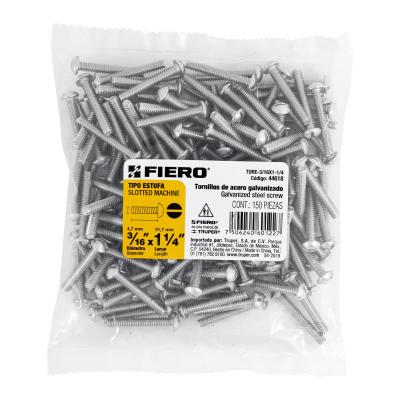 TORNILLO TIPO ESTUFA 3/16 X 1-1/4 FIERO (44618)
