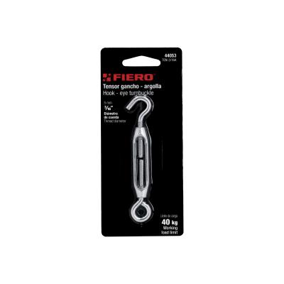 TENSOR ZINC 3/16 GANCHO-ARGOLLA FIERO (44053)