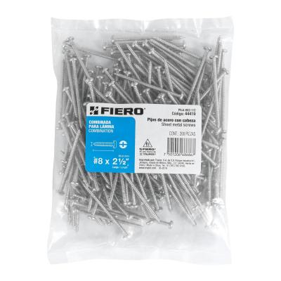 PIJA P/LAMINA #8 X 2-1/2 FIERO (44419)