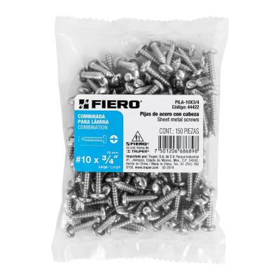PIJA P/LAMINA #10 X 3/4 FIERO (44422)