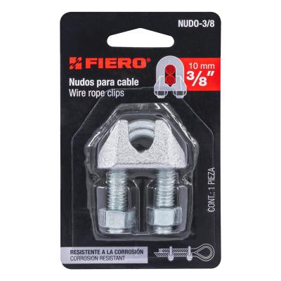 NUDO PARA CABLE DE 3/8 2 PIEZAS FIERO (44086)